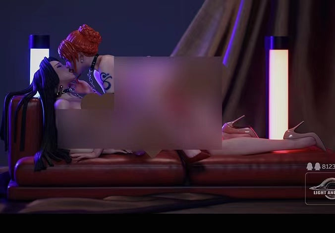 【Sold out】1/4 Scale Nami & Boa Hancock-One Piece-Light and Dust Studio