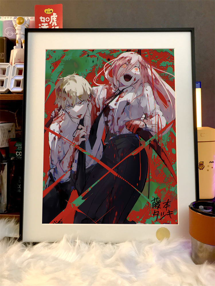 【Pre-sale】Power and Denji Decorative Painting-XingKong Studio