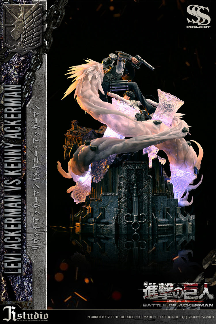 【Sold out】Version A Levi VS Kenny-Attack on Titan-JR Studio