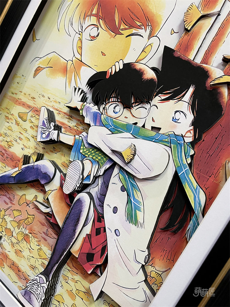 【In stock】3D Decorative Paint of The Bride of Halloween Conan Edogawa & Ran Mori-SLAM DUNK-momo Studio