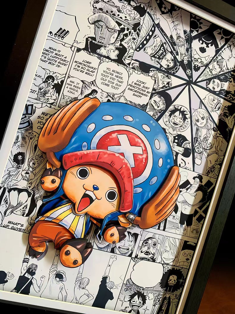 【Buy 4 and get 1 free】【In stock】Decorative Painting of Comic Background Characters-One Piece-Mystical Art Studio