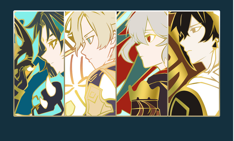 【Buy two for Free shipping】【In stock】Characters of Genshin Series Metal Badge-Genshin