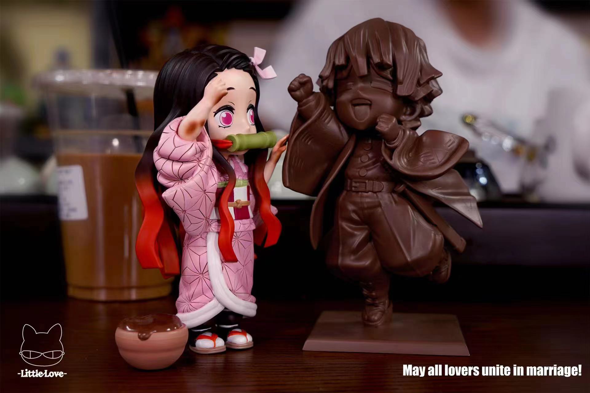 【Pre sale】Nezuko Kamado with Chocolate Agatsuma Zenitsu-Little Love Studio
