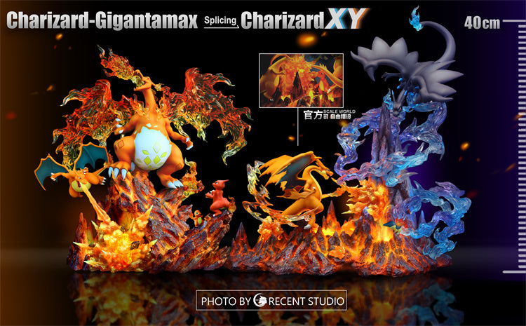 【In stock】Mega Charizard X-Pokemon-Crescent studio