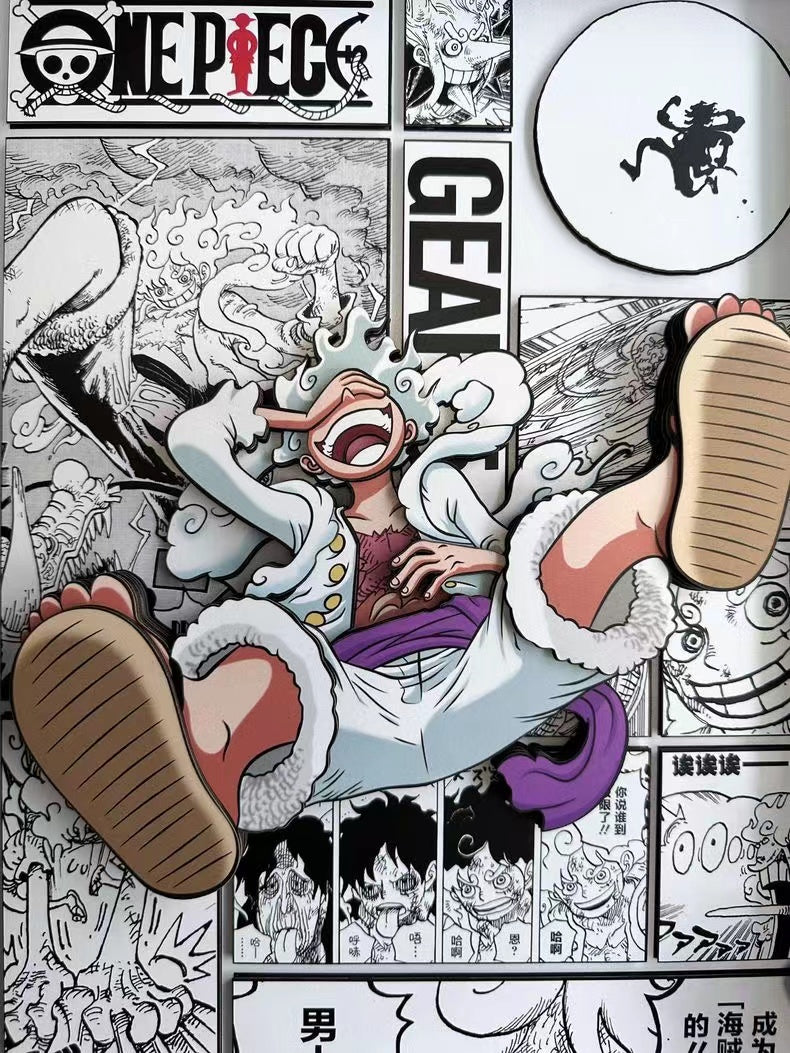 【In stock】Decorative Painting of Gear 5 Luffy-One Piece-Aotu Panda Studio