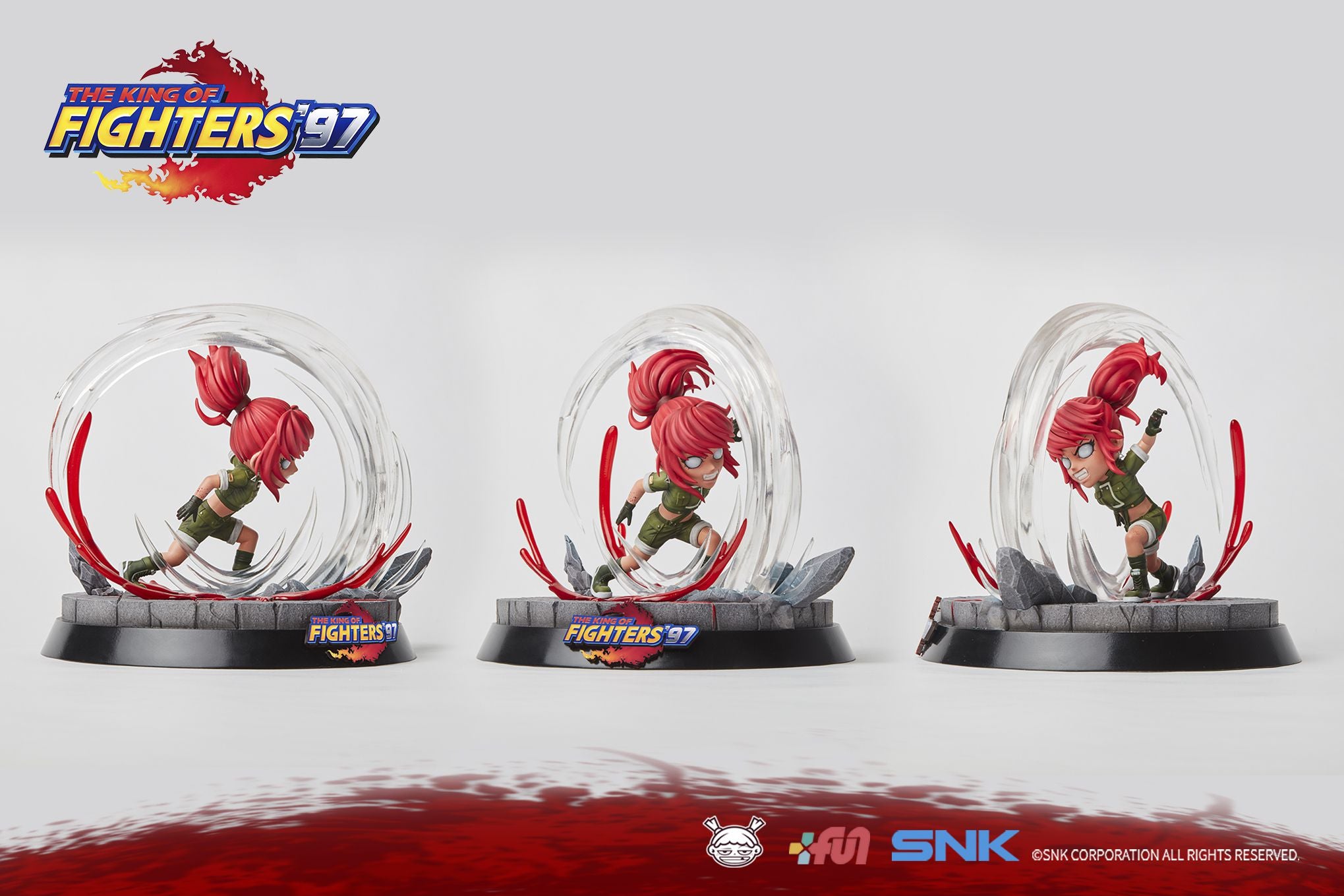 【Pre-sale】Iori Yagami VS Leona Heidern statue-The King Of Fighters-SNK