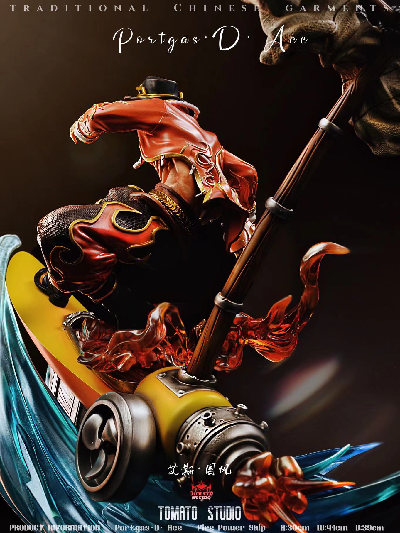 【In stock】1/6 Scale Chinese Style Portgas D. Ace & Strike-One piece-TOMATO Studio