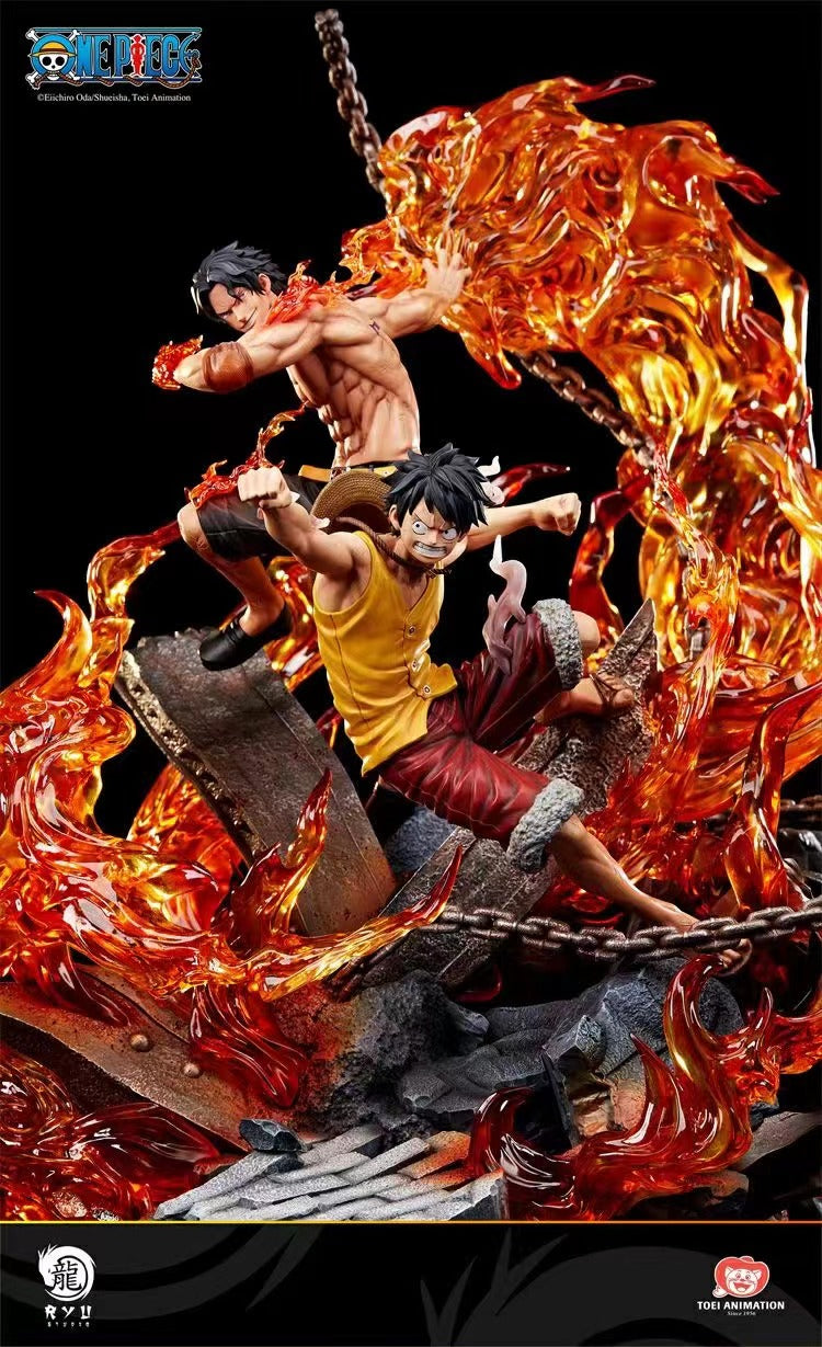 【Pre-sale】 1/6 Luffy & Ace License-One piece-Ryu Studio