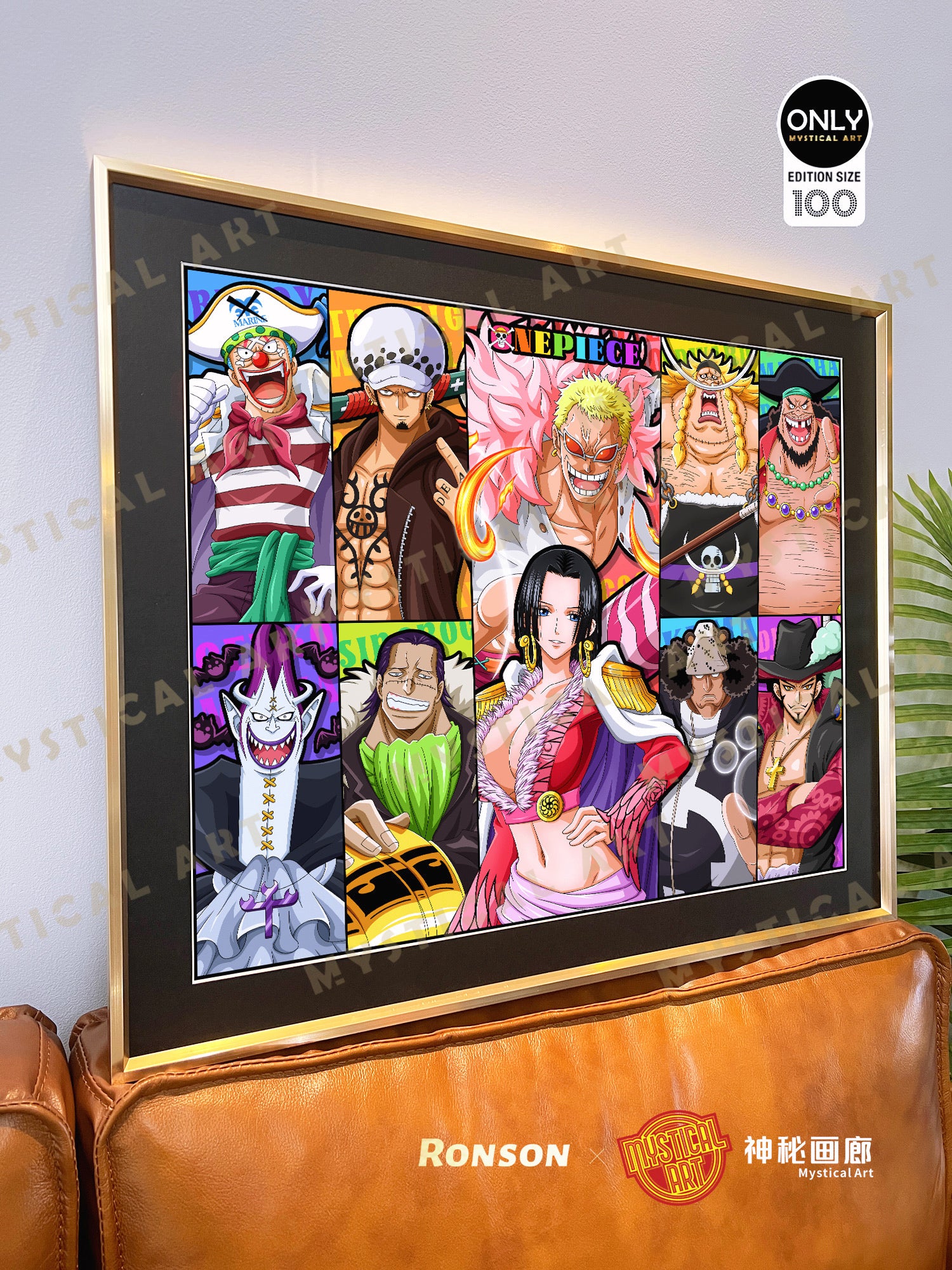 【In stock】Decorative Paint of The Straw Hats/Oka Shichibukai-One piece-Mystical Art Studio