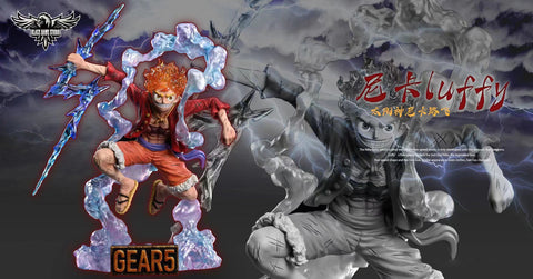 【In stock】Gear Fifth Sun God Nika Monkey D. Luffy with LED-One piece-Black Hawk Studio