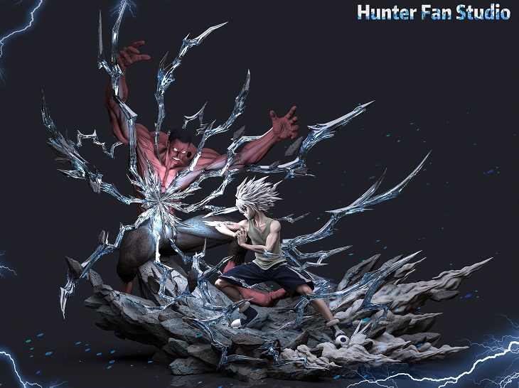【In stock】1/6 Scale Killua Zoldyck VS Youpi-Hunter x Hunter-Hunter Fan Studio