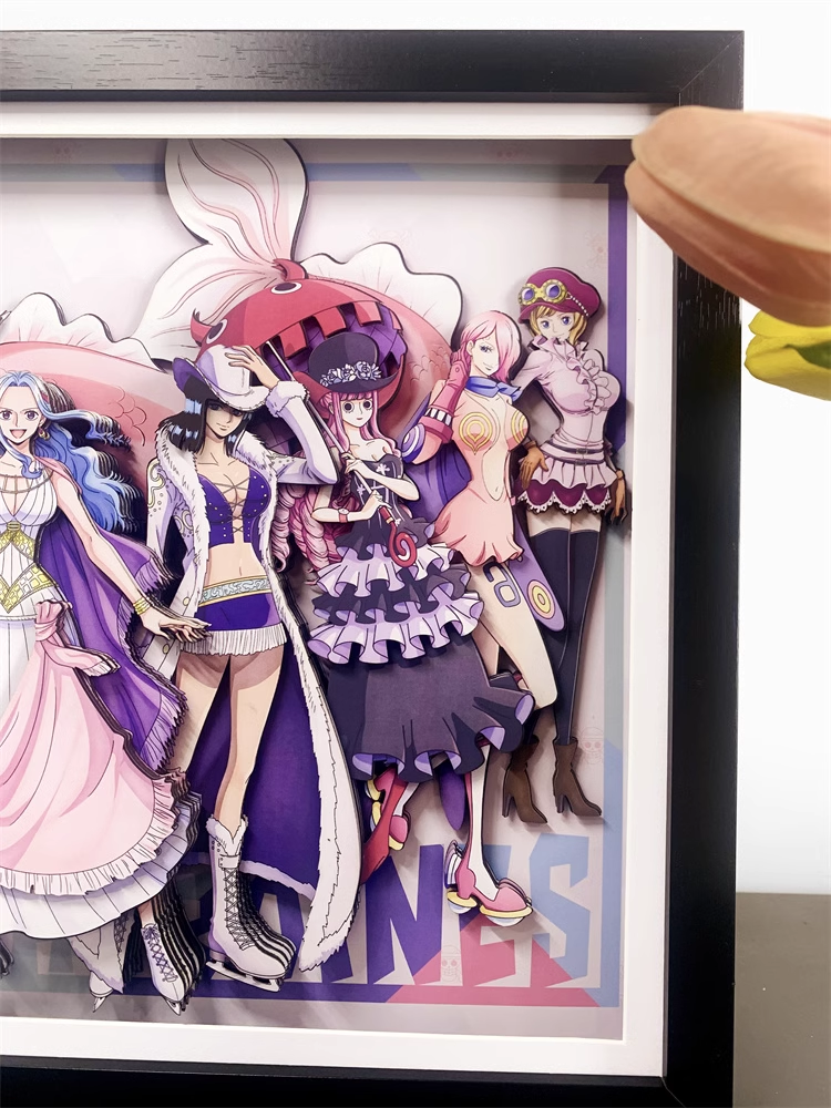 【In stock】Decorative Painting of Boa Hancock, Nami & Robin-One Piece-momo Studio