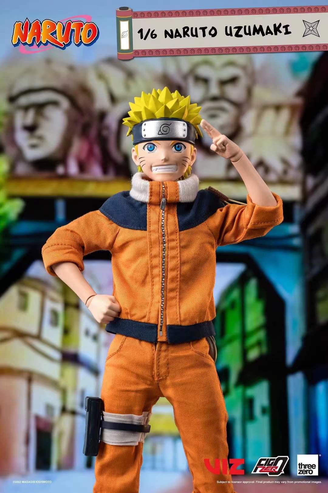 【Pre-sale】1/6 Scale Licensed Movable Uzumaki Naruto-THREEZERO