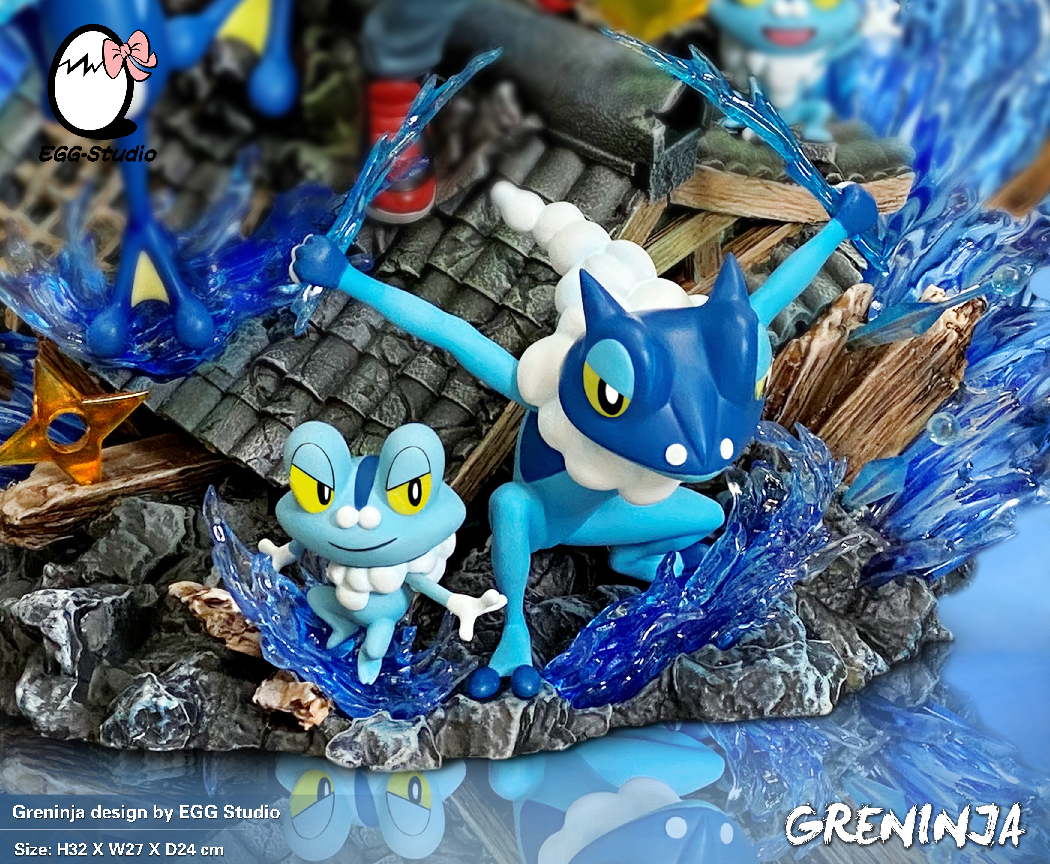 【Pre-sale】Ash Ketchum & Greninja Family-Pokemon-EGGS Studio
