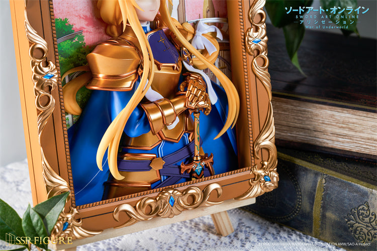 【Pre-sale】Alice Zuberg & Goddess of Creation Stacia Ver. Yuuki Asuna 3D Decoration Frame-Sword Art-SSR-Figure