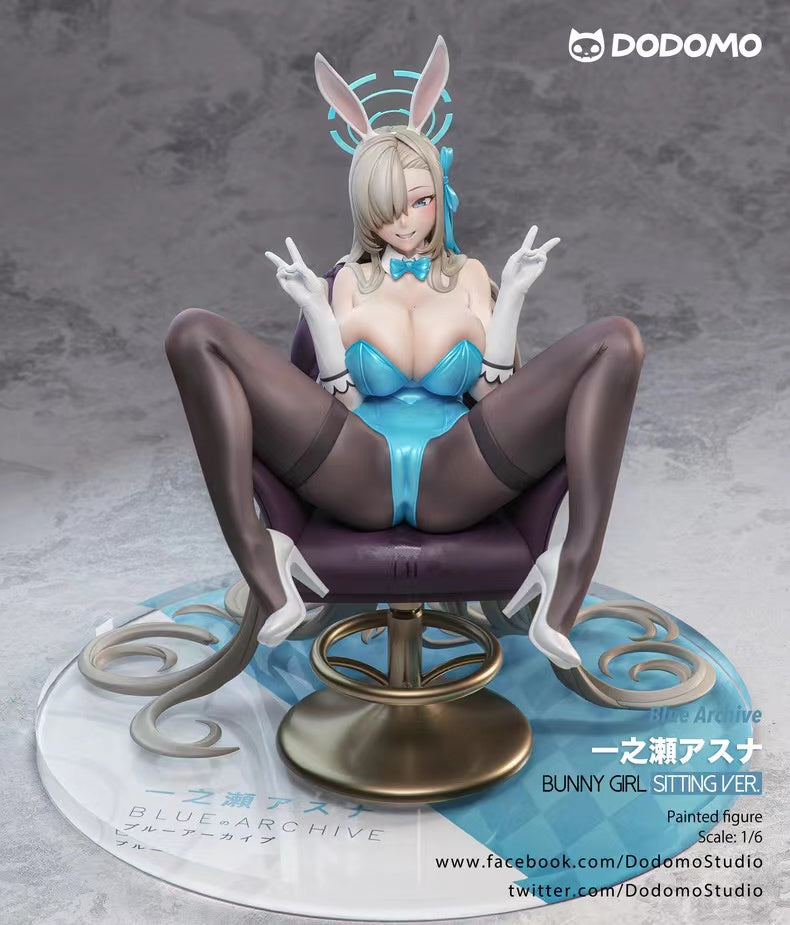 【Pre-sale】1/6 Scale Bunny Girl Sitting Asuna-Blue Archive-Dodomo Studio
