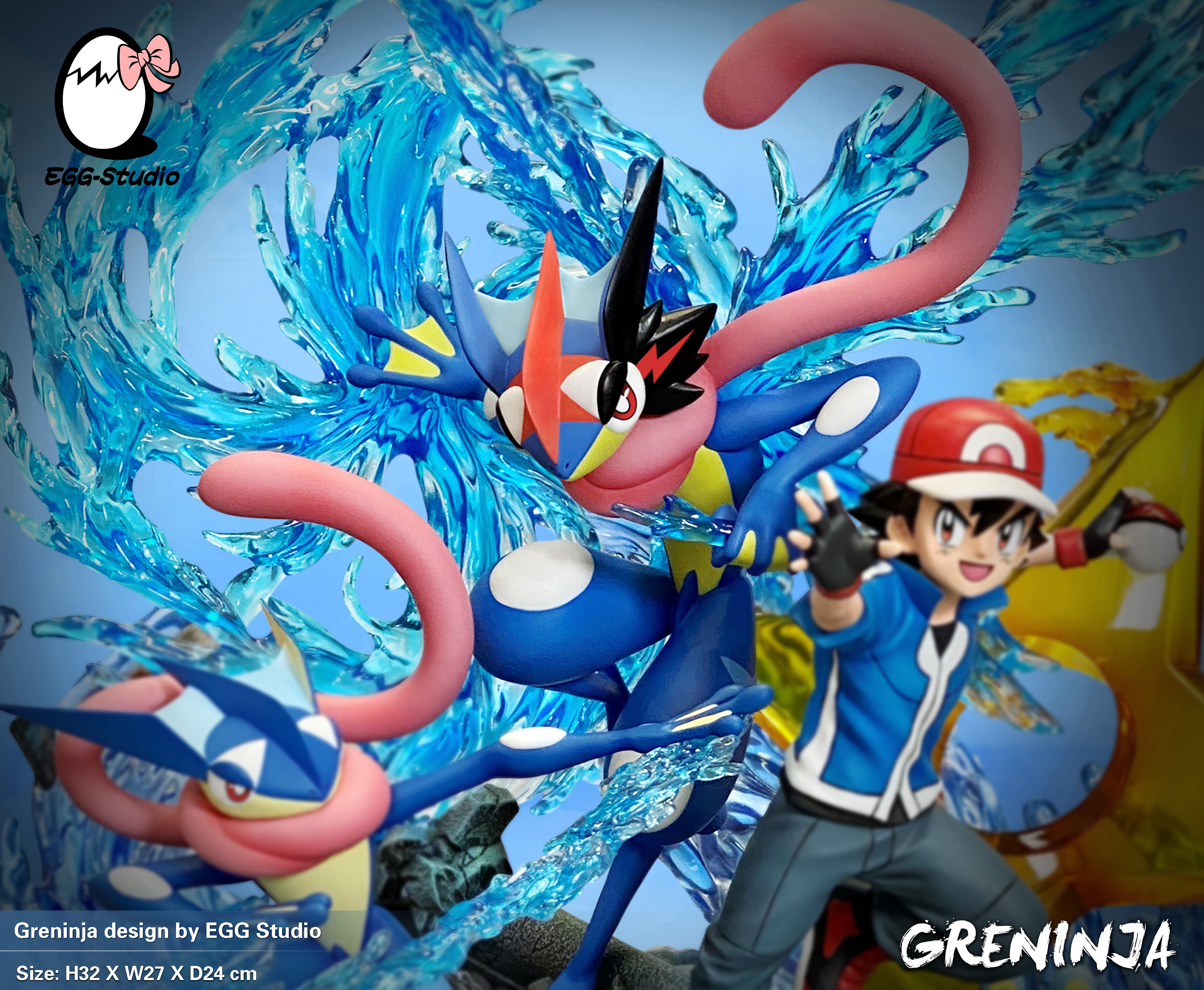 【Pre-sale】Ash Ketchum & Greninja Family-Pokemon-EGGS Studio