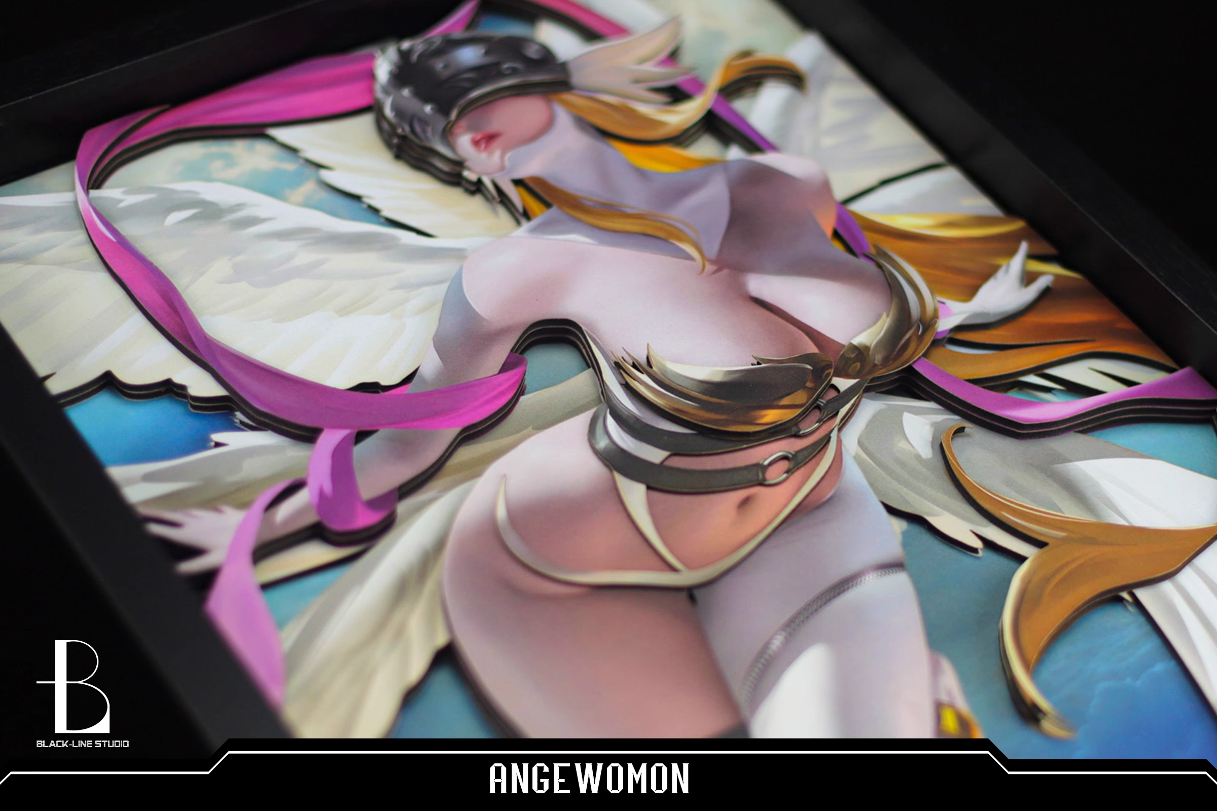 【Pre-sale】Decorative Painting of Angewomon-Digimon Adventure-Black Line Studio
