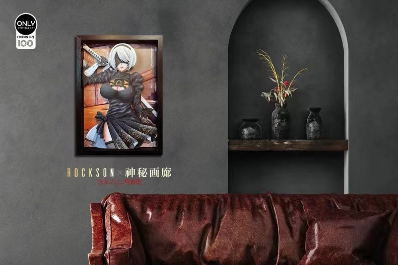 【In stock】Decorative Painting of 2B-NieR:Automata-Mystical Art Studio