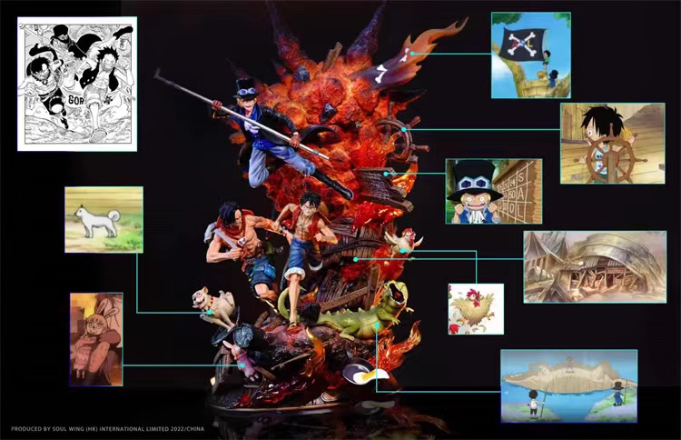 【Pre-sale】Ace, Luffy & Sabo-One Piece-Soul Wing Studio