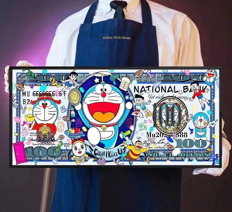 【In stock】Decorative Painting of Doraemon-Billion Birds Studio