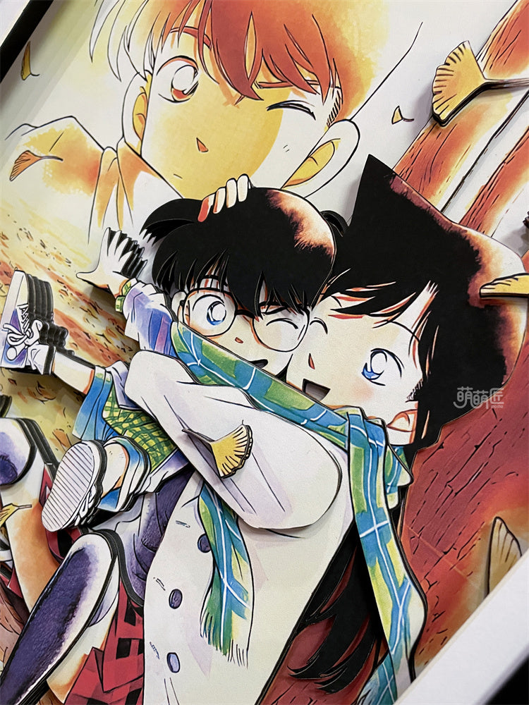 【In stock】3D Decorative Paint of The Bride of Halloween Conan Edogawa & Ran Mori-SLAM DUNK-momo Studio