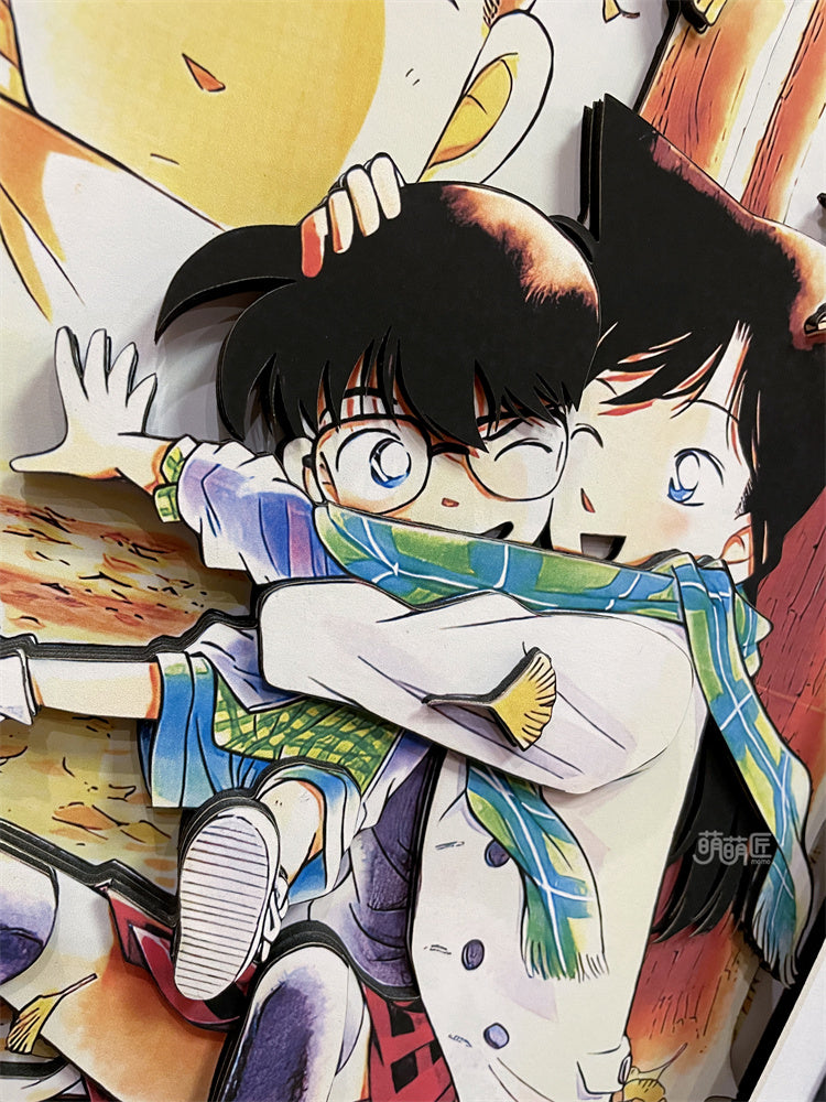 【In stock】3D Decorative Paint of The Bride of Halloween Conan Edogawa & Ran Mori-SLAM DUNK-momo Studio