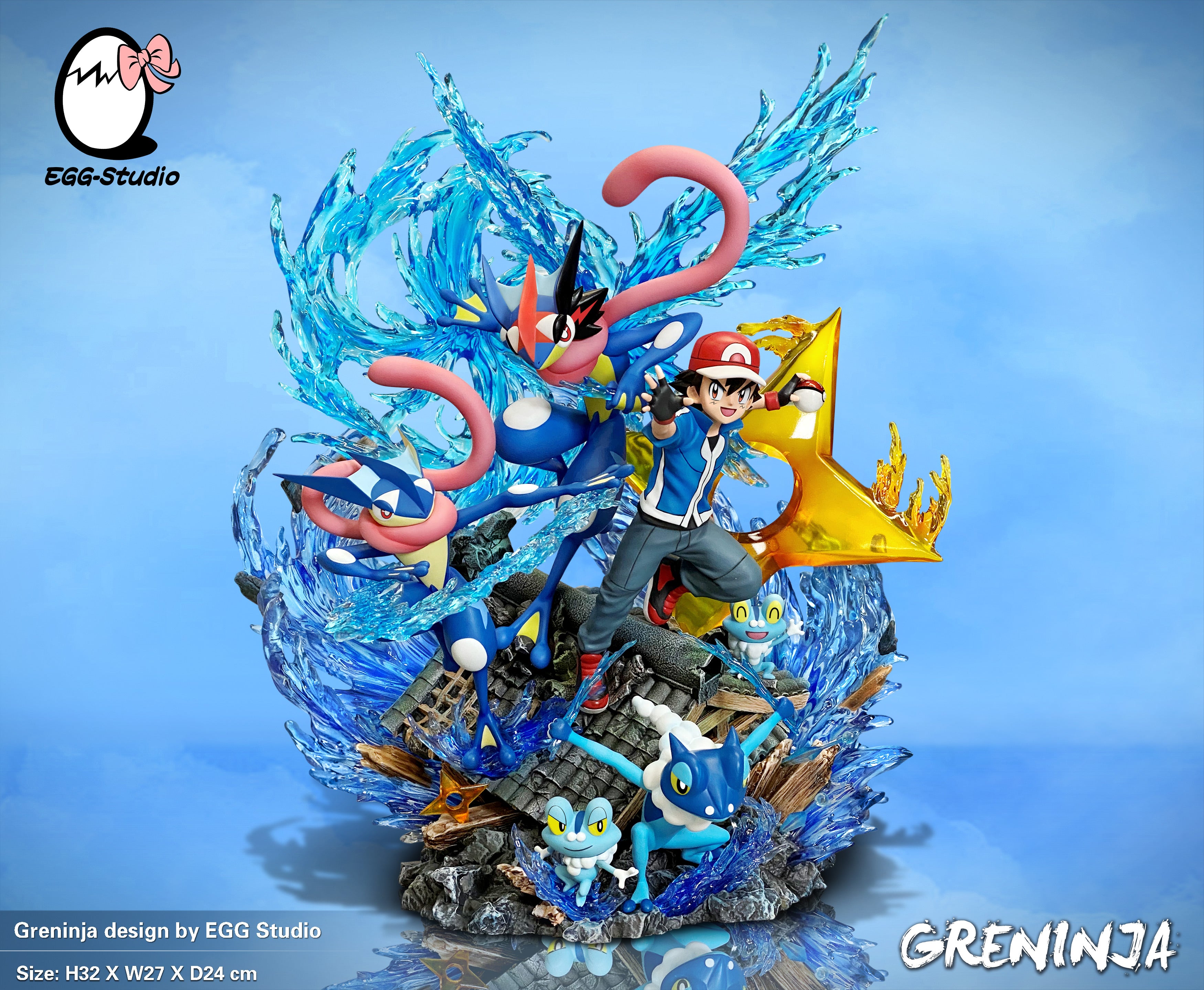 【Pre-sale】Ash Ketchum & Greninja Family-Pokemon-EGGS Studio