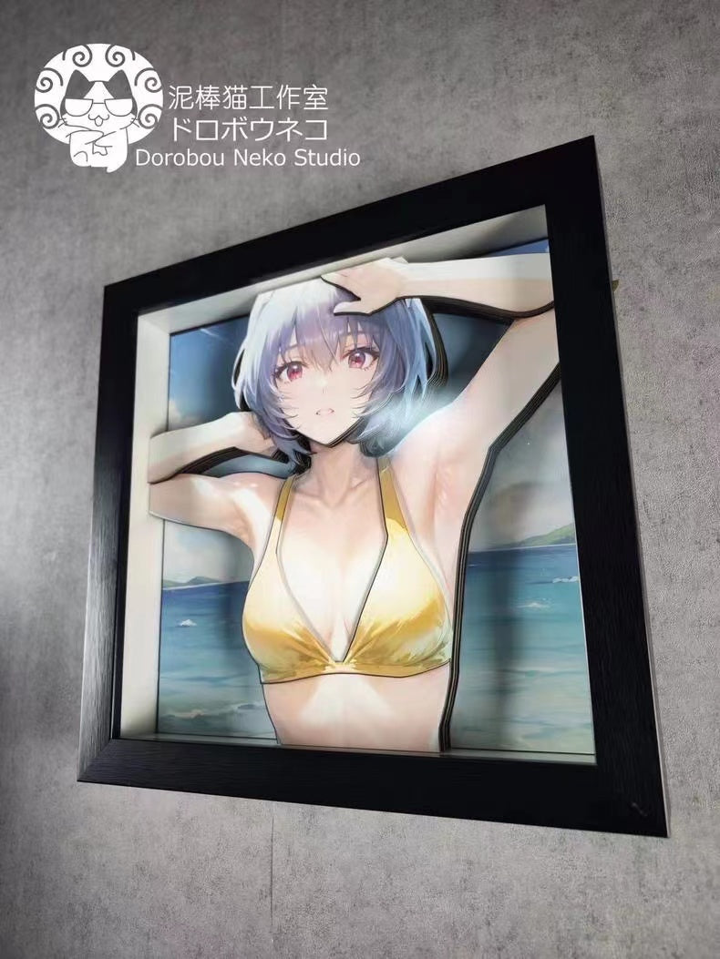 【In stock】DSSQ-002 Decorative Painting of Ayanami Rei-EVA-Dorobou Neko Studio