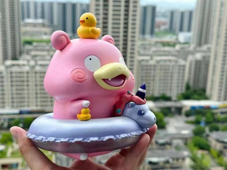 【Pre-sale】Swimming Circle Slowpoke-Pokemon-CaiCaiGongFang Studio