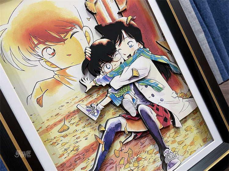 【In stock】3D Decorative Paint of The Bride of Halloween Conan Edogawa & Ran Mori-SLAM DUNK-momo Studio