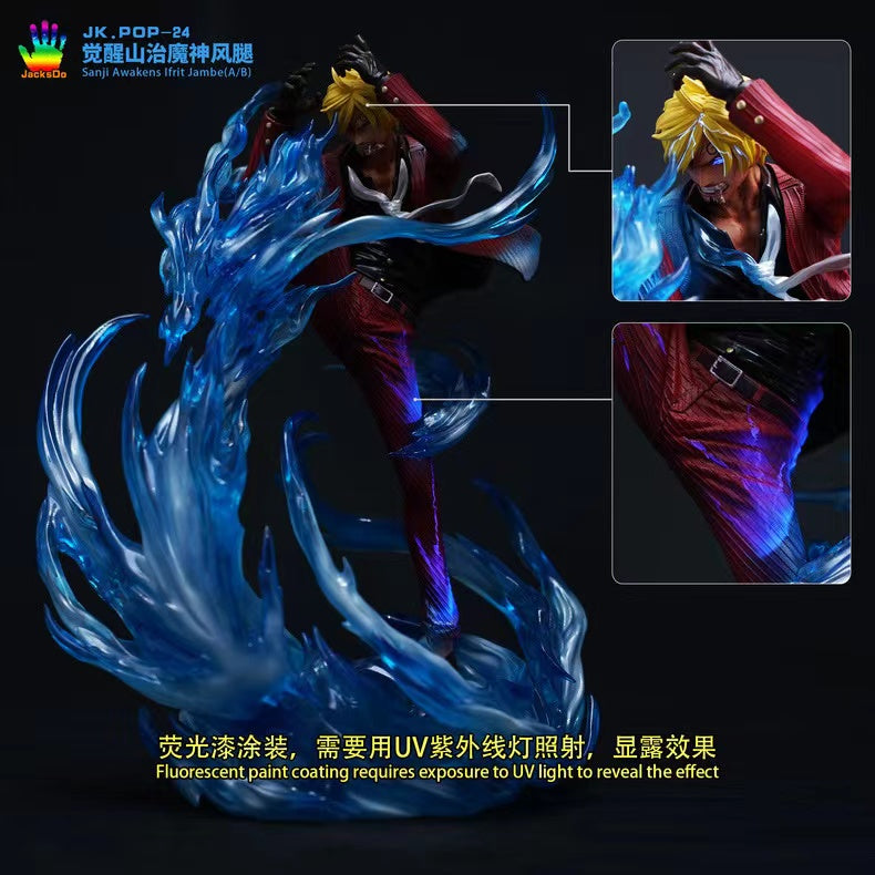 【In stock】POP Scale Sanji Awakens Ifrit Jambe-One piece-JacksDo Studio