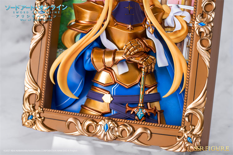 【Pre-sale】Alice Zuberg & Goddess of Creation Stacia Ver. Yuuki Asuna 3D Decoration Frame-Sword Art-SSR-Figure