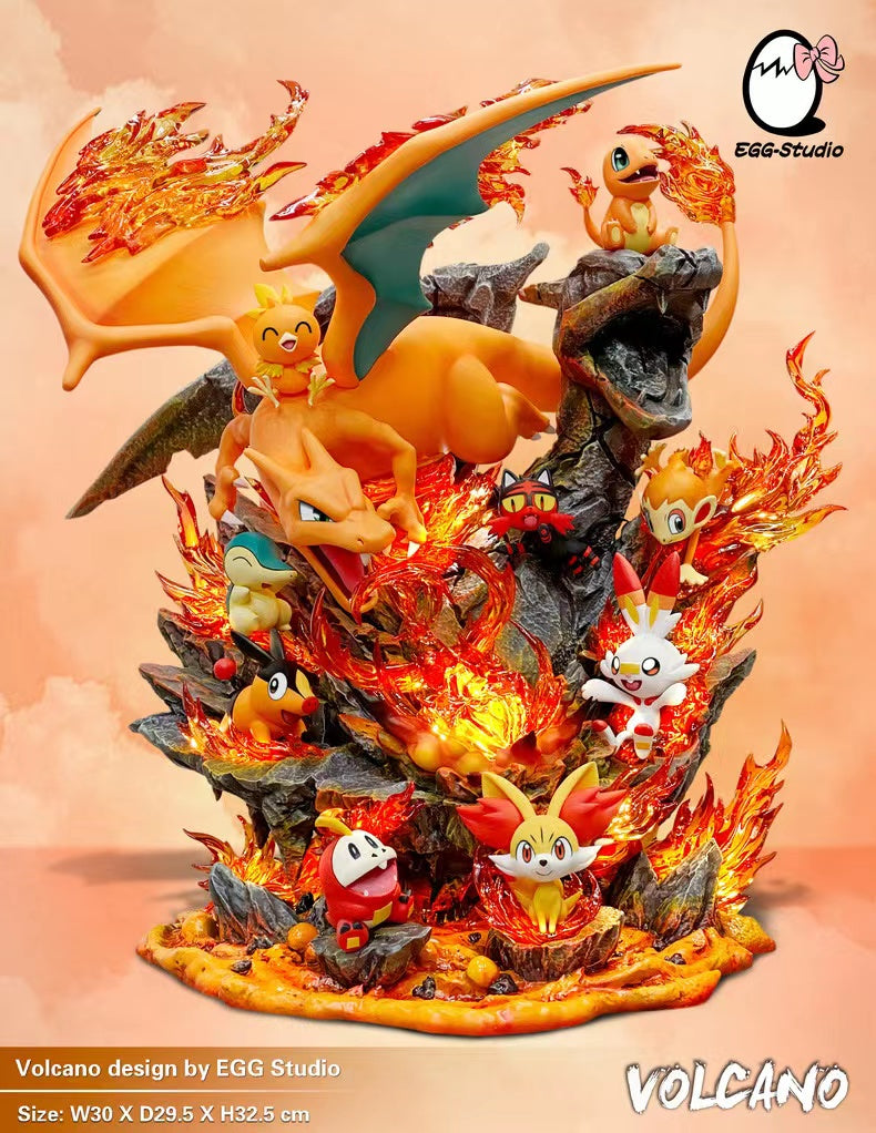 【Pre-sale】Whole Family of Charizard-Pokemon-EGG Studio