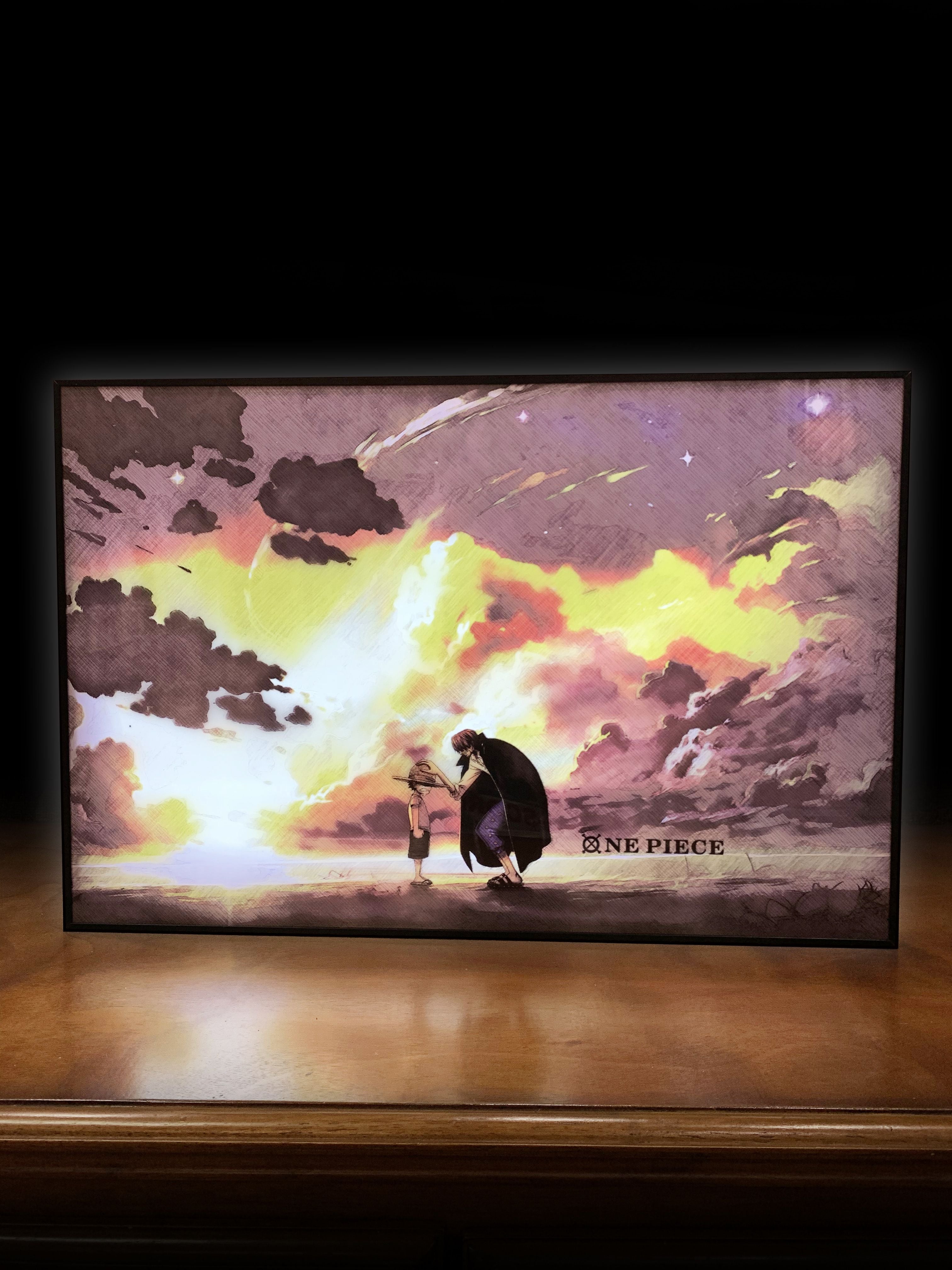 【Pre-sale】Decorative painting of Luffy & Shanks-One piece-Mystical Art Studio