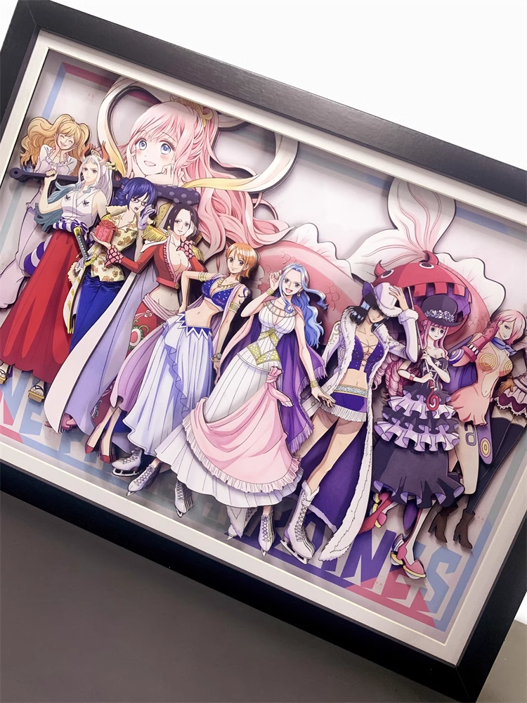 【In stock】Decorative Painting of Boa Hancock, Nami & Robin-One Piece-momo Studio