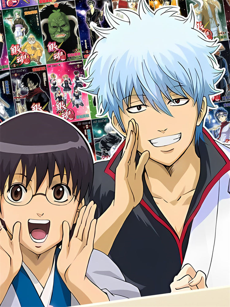 【Pre-sale】Sakata Gintoki, Shimura Shinpachi & Kagura GINTAMA 19th Anniversary Decorative Painting-GINTAMA-XingKong Studio