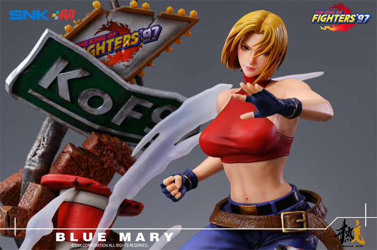 【Pre-sale】1/6 Scale Licensed Blue Mary/ Mary Ryan-The King of Fighters '97-THERMONUCLEAR REACTION