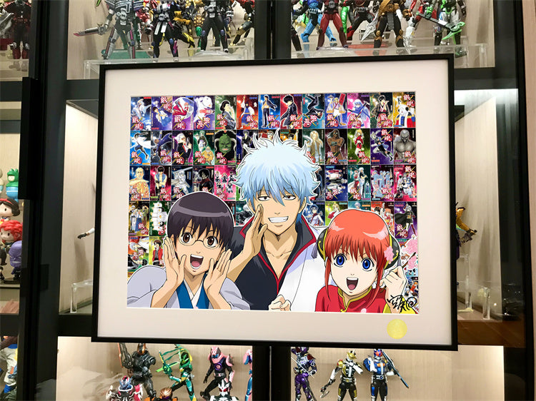 【Pre-sale】Sakata Gintoki, Shimura Shinpachi & Kagura GINTAMA 19th Anniversary Decorative Painting-GINTAMA-XingKong Studio
