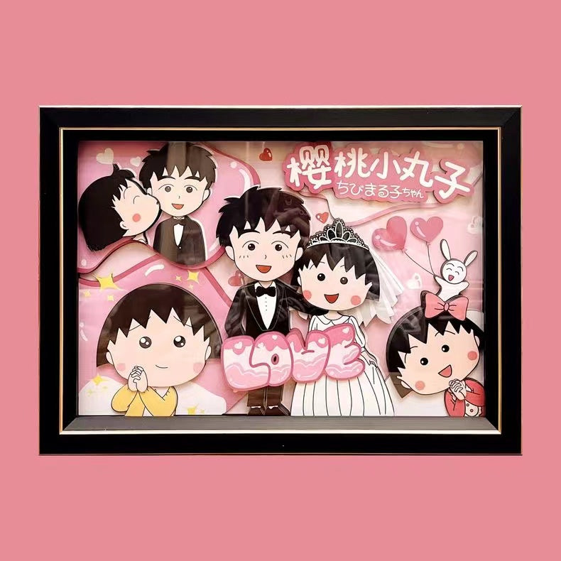 【In Stock】Decorative Paint of Wedding of さくらももこ-Chibi Maruko-chan-momo Studio
