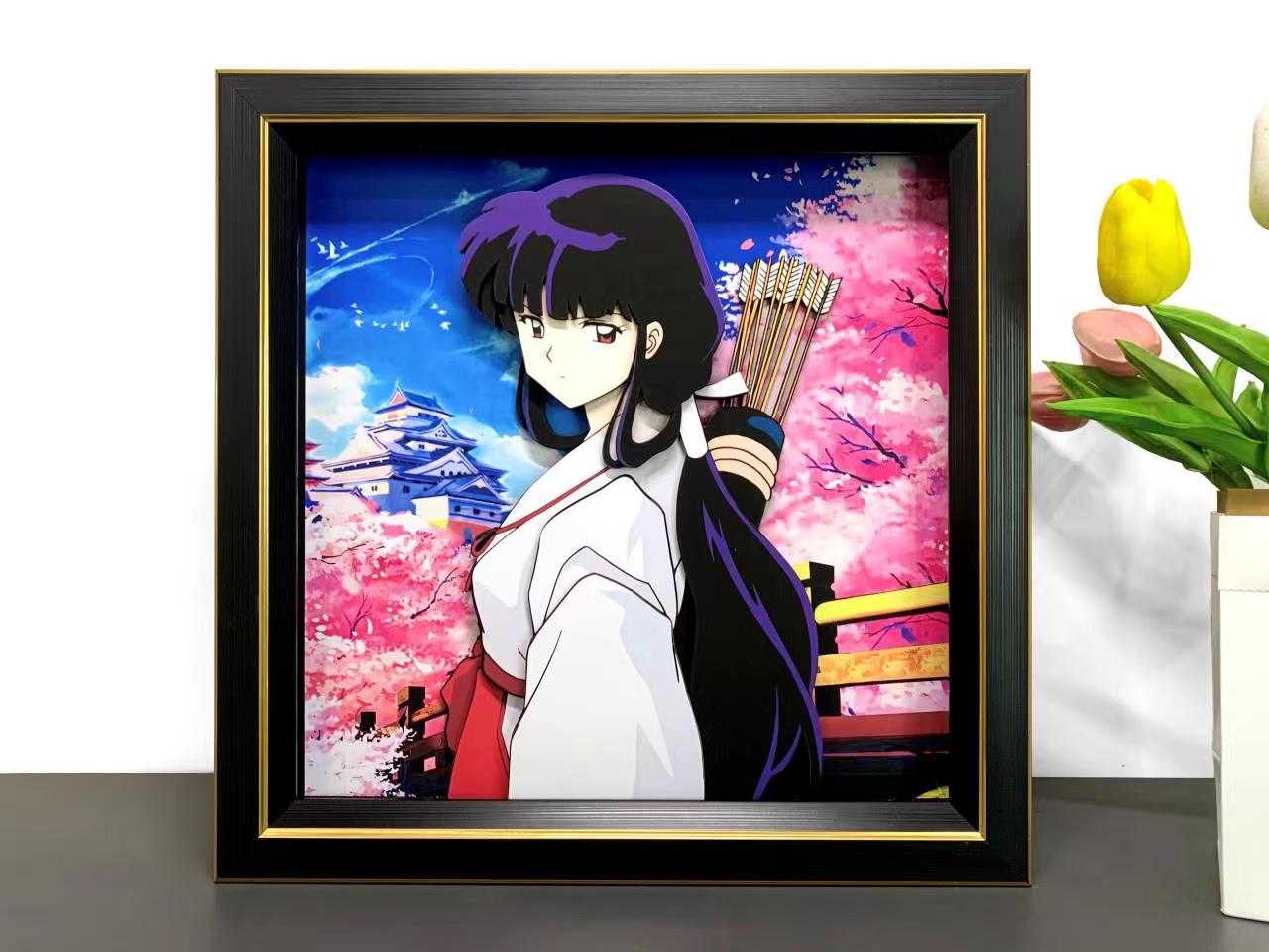 【In stock】3D Decorative Paint of Kikyō-Inuyasha Decorative Painting-momo Studio