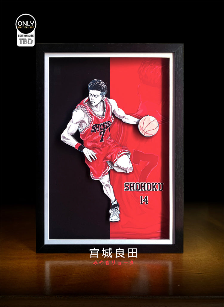 【Pre-sale】3D Five Tigers of Shohoku Decoration Painting-SLAM DUNK-DaoRen Studio