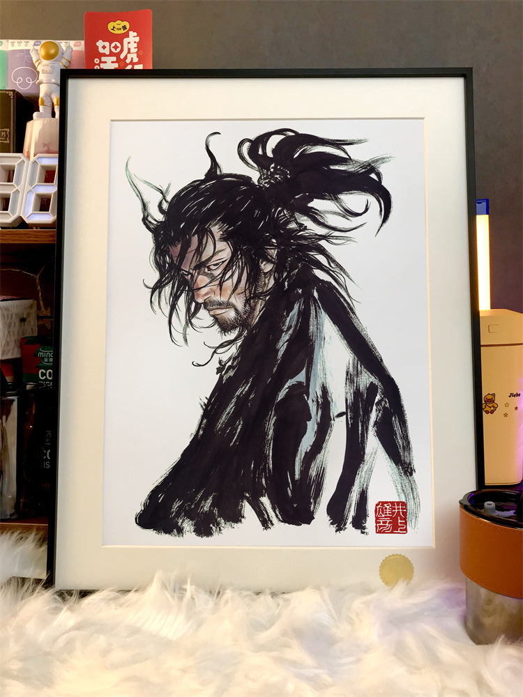 【In stock】Character of Vagabond manga Musashi Miyamoto Decorative Painting-Xingkong Studio