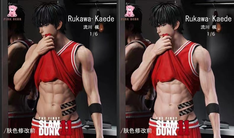 【In stock】1/6 Scale Rukawa Kaede-Slam Dunk-Pink Bear Studio