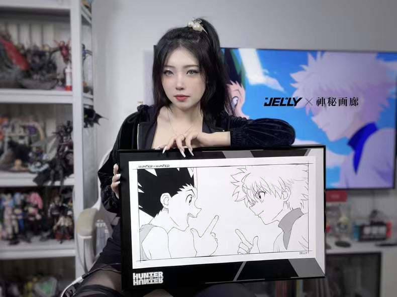 【In stock】Decorative Painting of GON·FREECSS & Killua Zoldyck-HUNTER×HUNTER-Mystical Art Studio