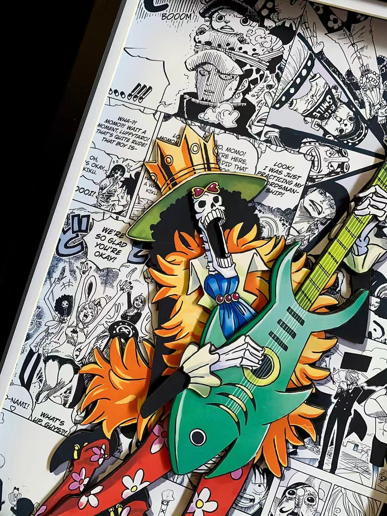 【Buy 4 and get 1 free】【In stock】Decorative Painting of Comic Background Characters-One Piece-Mystical Art Studio