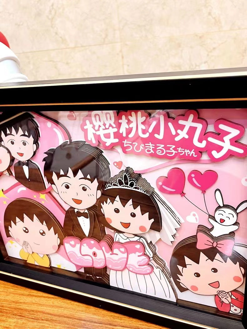 【In Stock】Decorative Paint of Wedding of さくらももこ-Chibi Maruko-chan-momo Studio