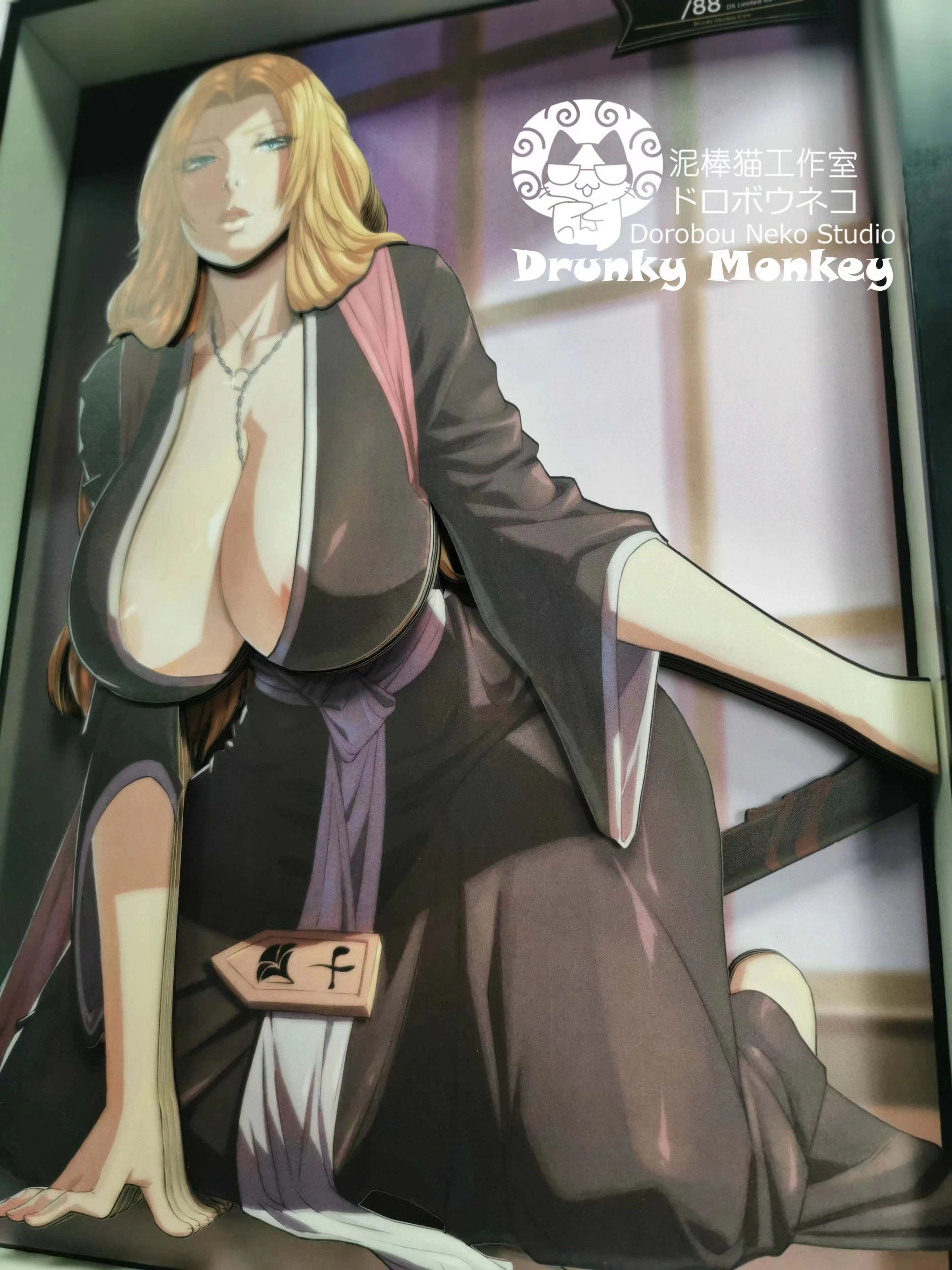 【Pre-sale】Matsumoto Rangiku 3D Decoration Painting-Dorobou Neko Studio