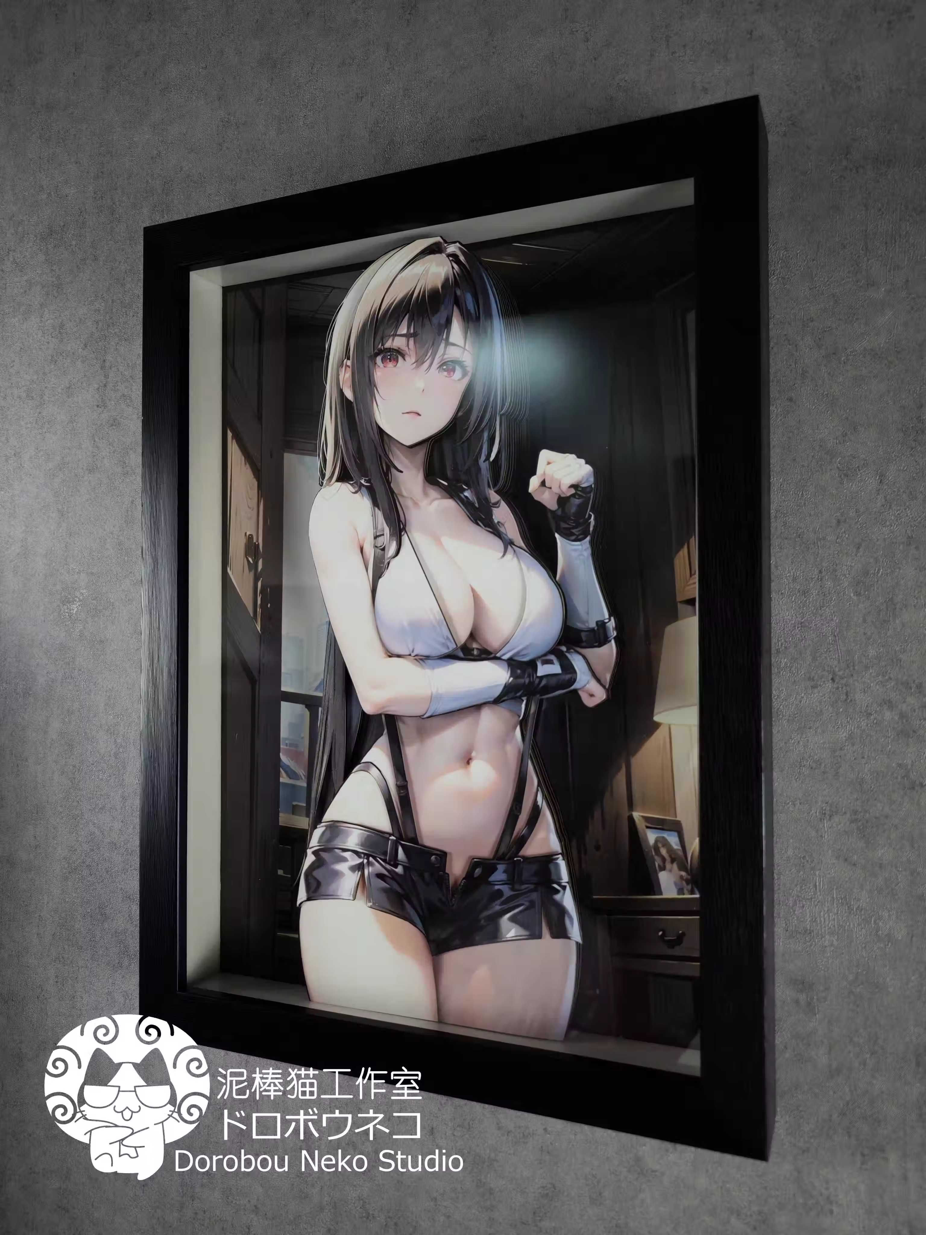 【In stock】DSMG-031 Decorative Painting of Tifa Lockhart-Final Fantasy-Dorobou Neko Studio