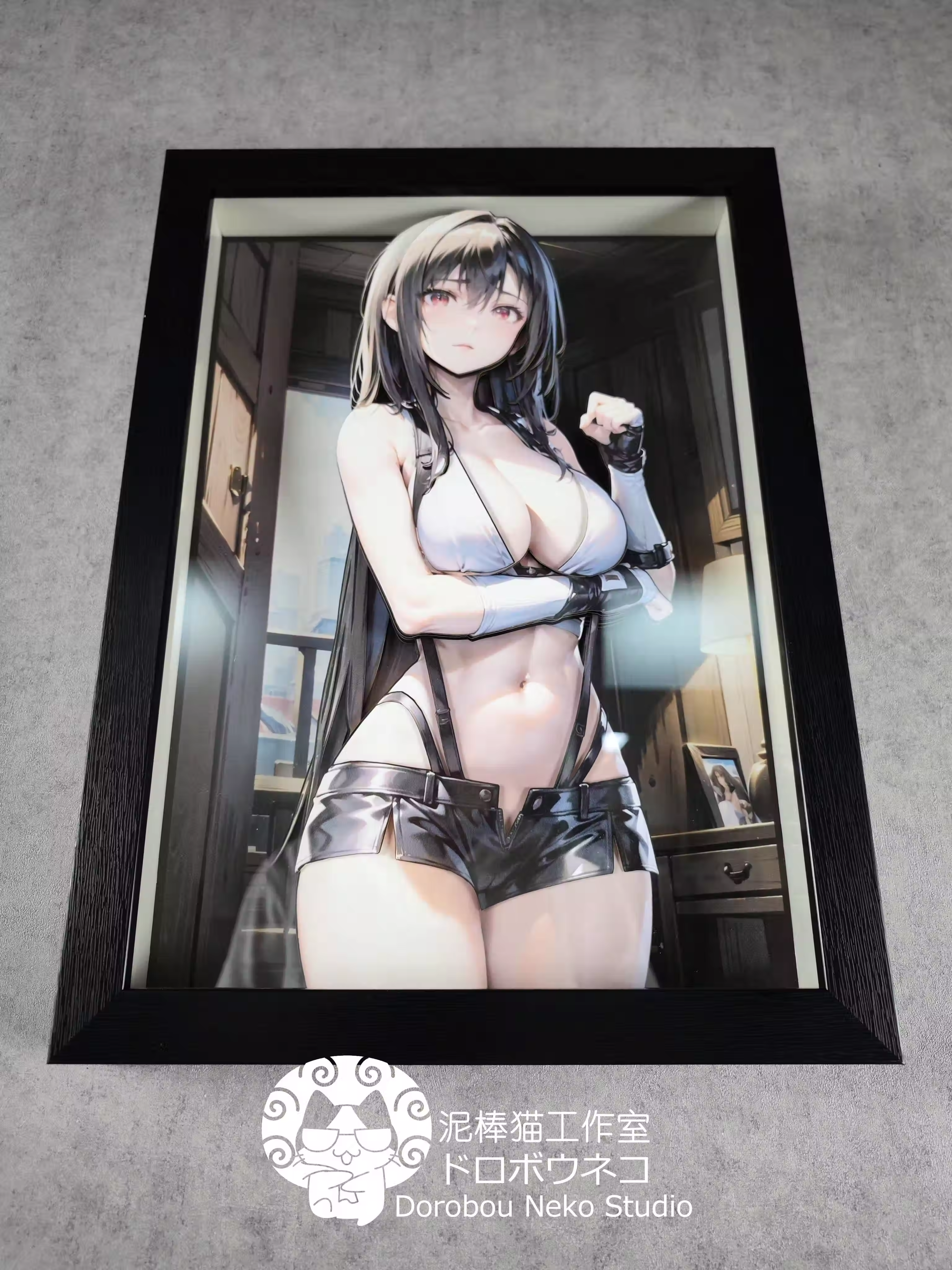 【In stock】DSMG-031 Decorative Painting of Tifa Lockhart-Final Fantasy-Dorobou Neko Studio